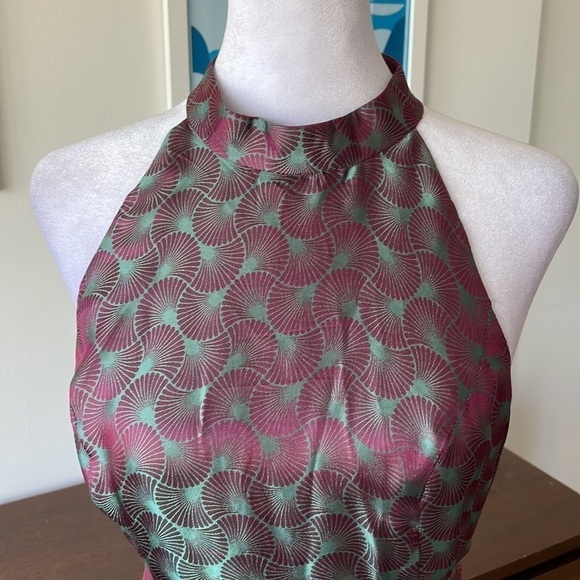 VINTAGE Halter color changing evening gown - Picture 4 of 8